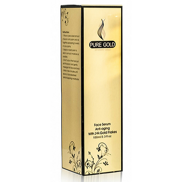 Anti-Aging Face Serum w/Gold Flakes