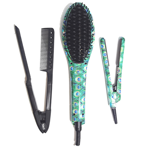 Peacock Heated Brush Set | Set