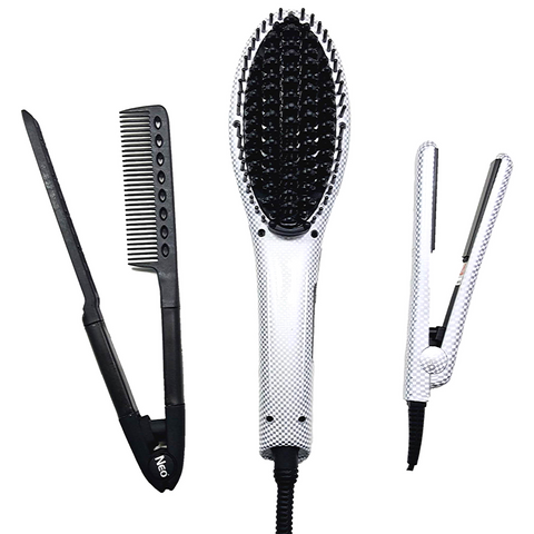 Neo hair straightener brush best sale
